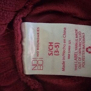 No Boundaries Women's Boot Cut Pants - Burgundy